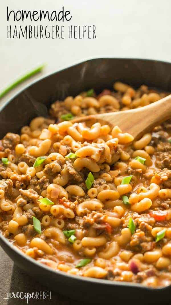Easy Homemade Hamburger Helper - The Recipe Rebel