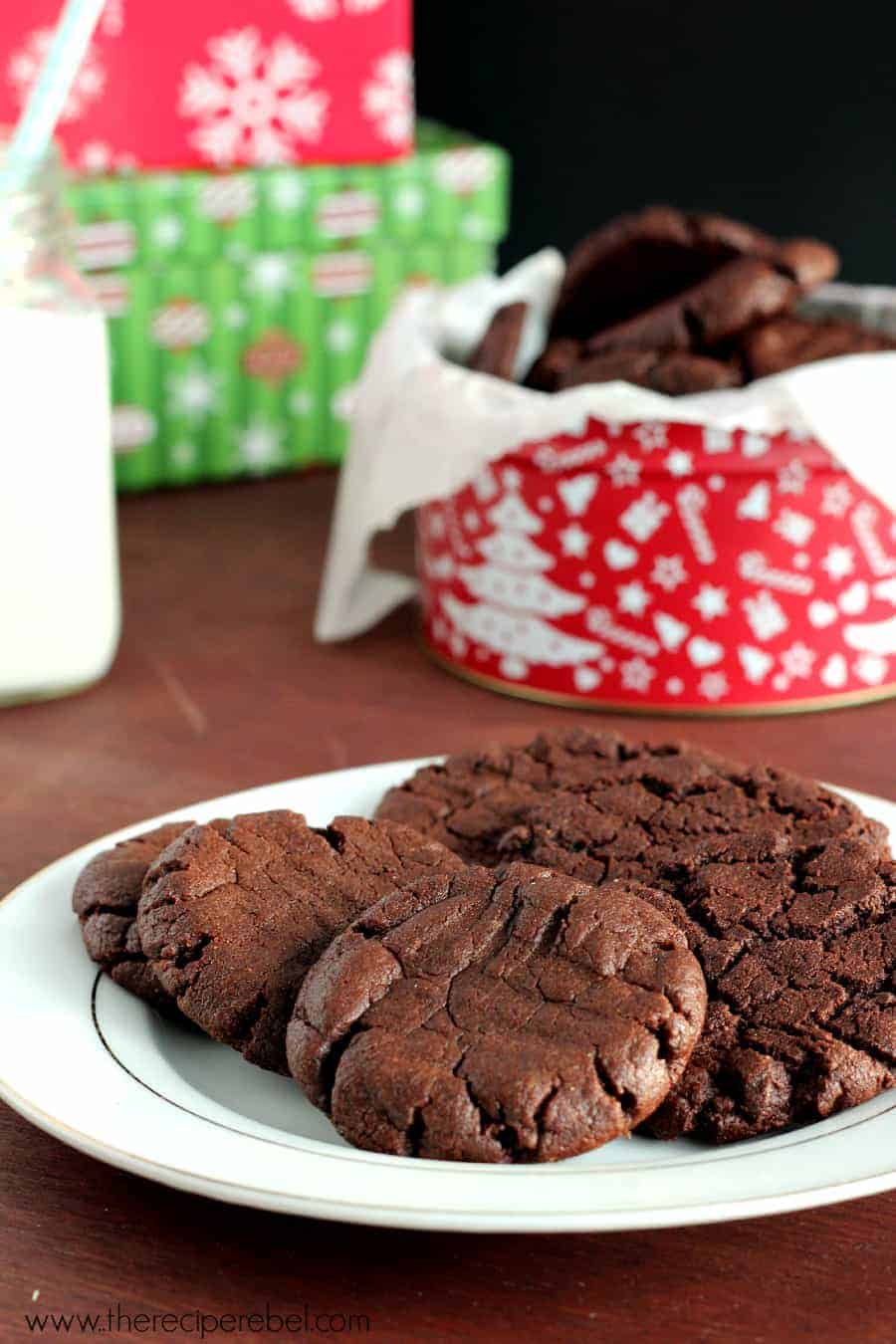 {Gluten-Free, Dairy-Free} Chocolate Peanut Butter Cookies - The Recipe ...