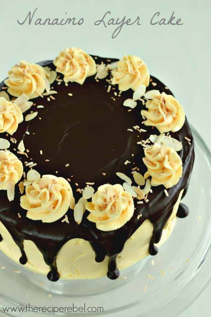 Nanaimo Layer Cake - The Recipe Rebel