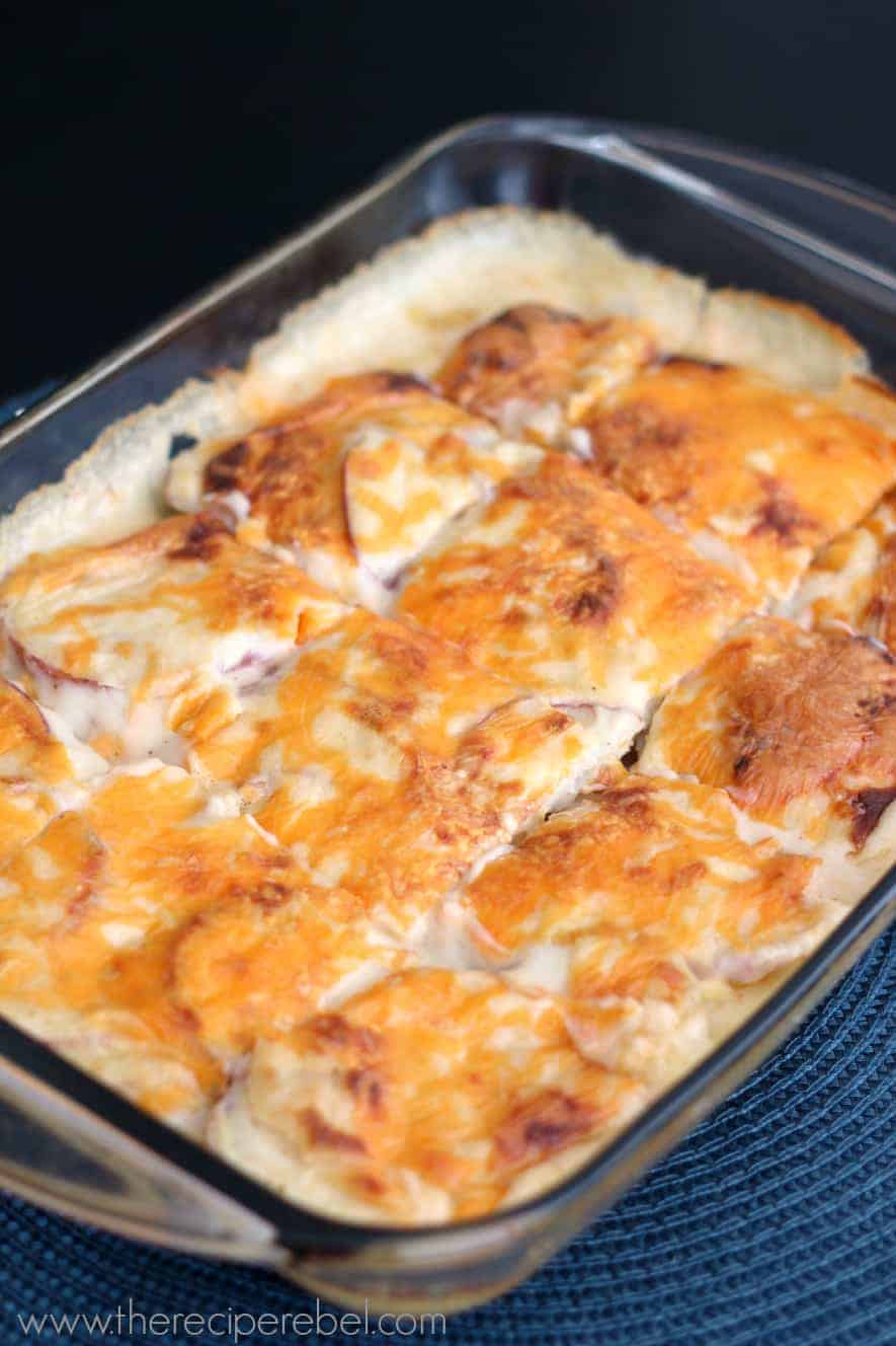 Nacho Cheese Scalloped Potatoes The Recipe Rebel