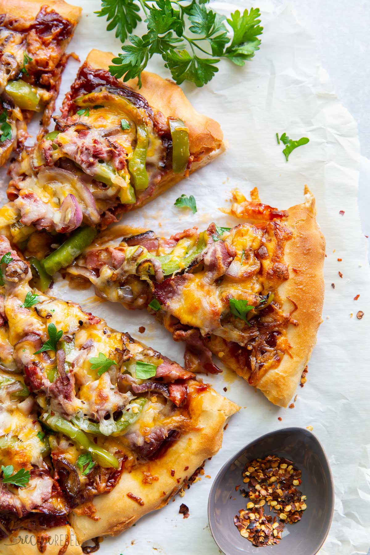 BBQ Philly Cheesesteak Pizza The Recipe Rebel