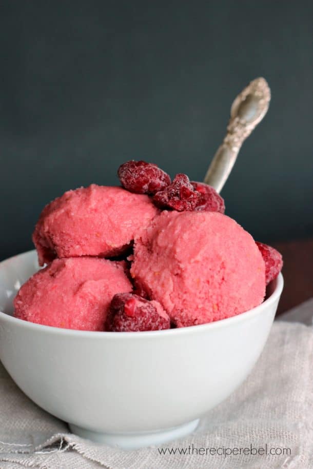 raspberry watermelon sorbet