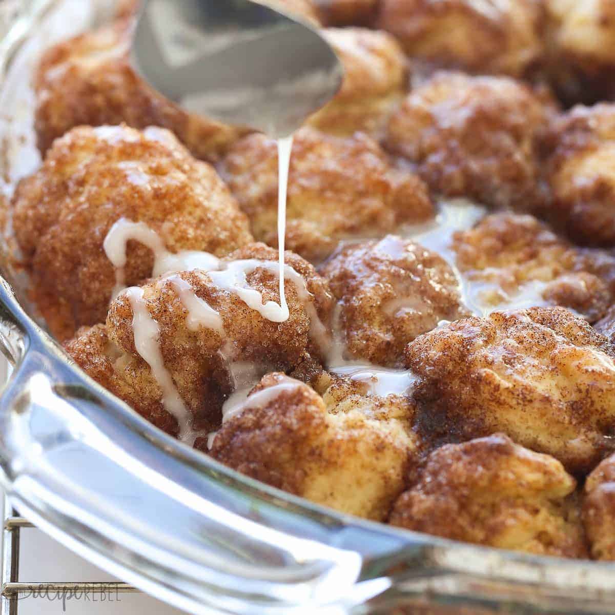 Cinnamon Roll Bites - SO easy! (VIDEO)