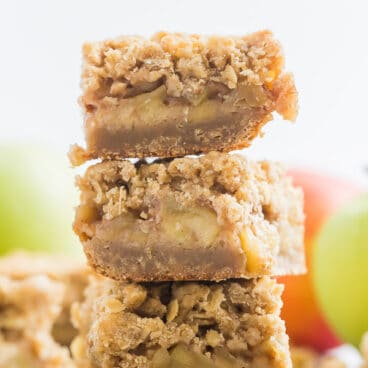 apple crisp bars stack