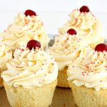 Cranberry Vanilla Cupcakes with White Chocolate Frosting - The Recipe Rebel