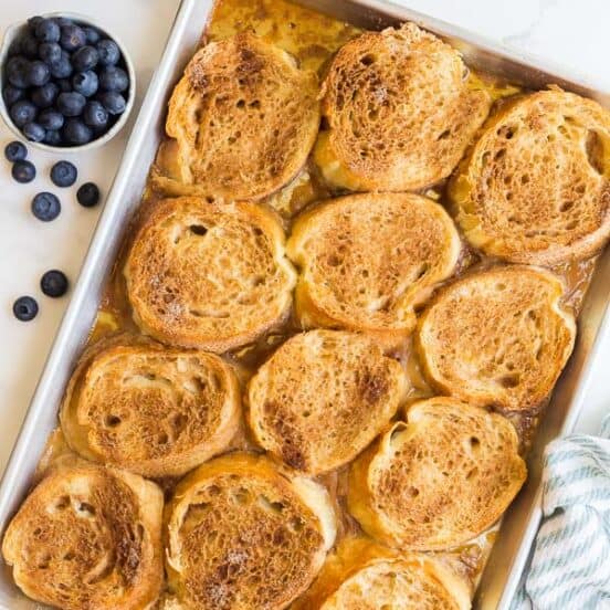 Baked Overnight Lemon French Toast The Recipe Rebel