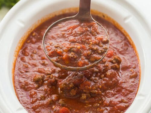 Instant pot slow cooker spaghetti 2025 sauce