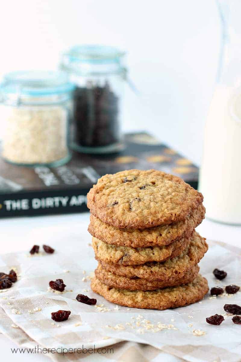 Dirty Apron Oatmeal Cookies - The Recipe Rebel