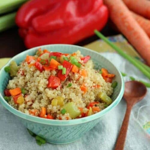 Easy and Healthy Quinoa Pilaf The Recipe Rebel