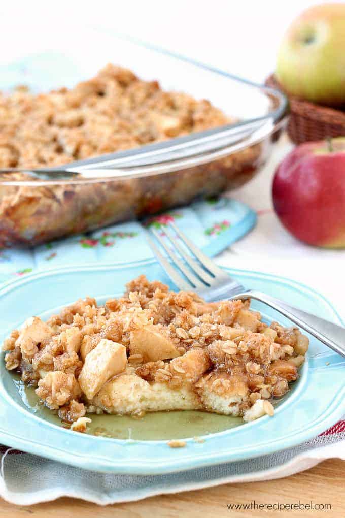 Overnight Apple Crisp French Toast The Recipe Rebel