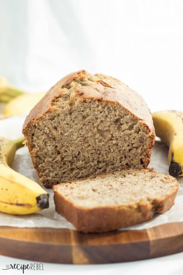 Classic Banana Bread: simple, no mixer, no frills banana bread that's super moist! The only recipe you'll need! www.thereciperebel.com