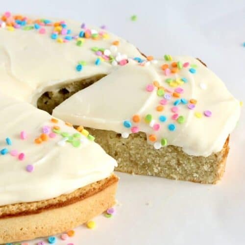 GlutenFree Coconut Cake with Cream Cheese Frosting