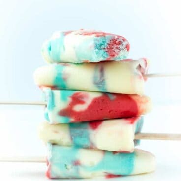 Red, White and Blue Pudding Pops: Easy, creamy, 5-ingredient (but 2 don't count!) pudding pops that are perfect for the 4th of July or any summer holiday: simply change up the colors to suit your celebration or leave out the blue for some Canada Day treats! www.thereciperebel.com