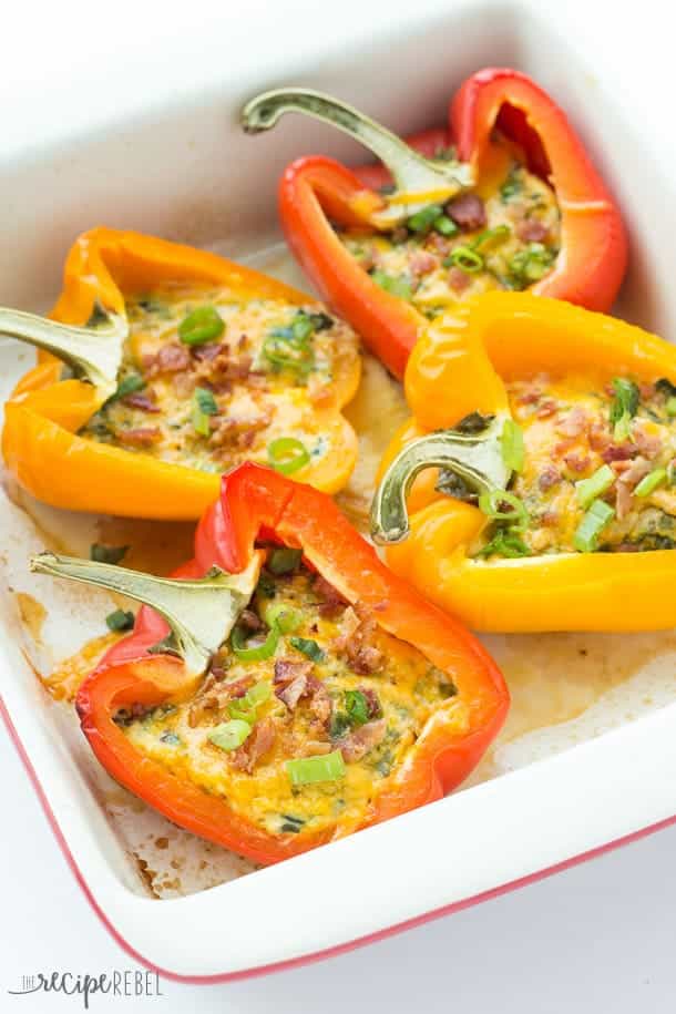 Breakfast Stuffed Bell Peppers