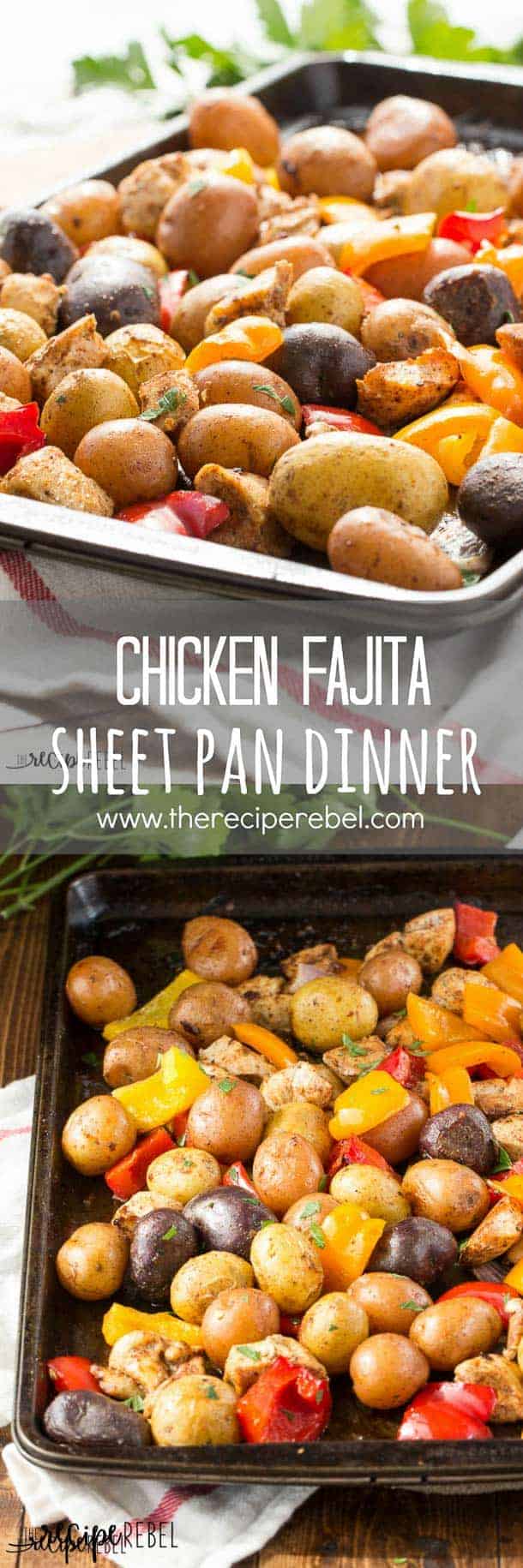 Chicken Fajita Sheet Pan Dinner The Recipe Rebel