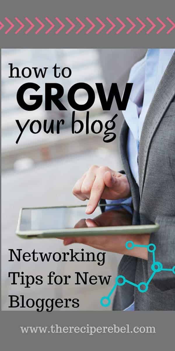 title image for how to grow your blog with image of woman in business suit and title