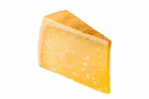 image of a wedge of hard cheese