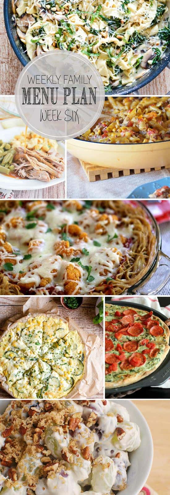 weekly menu plan: sept. 6-12