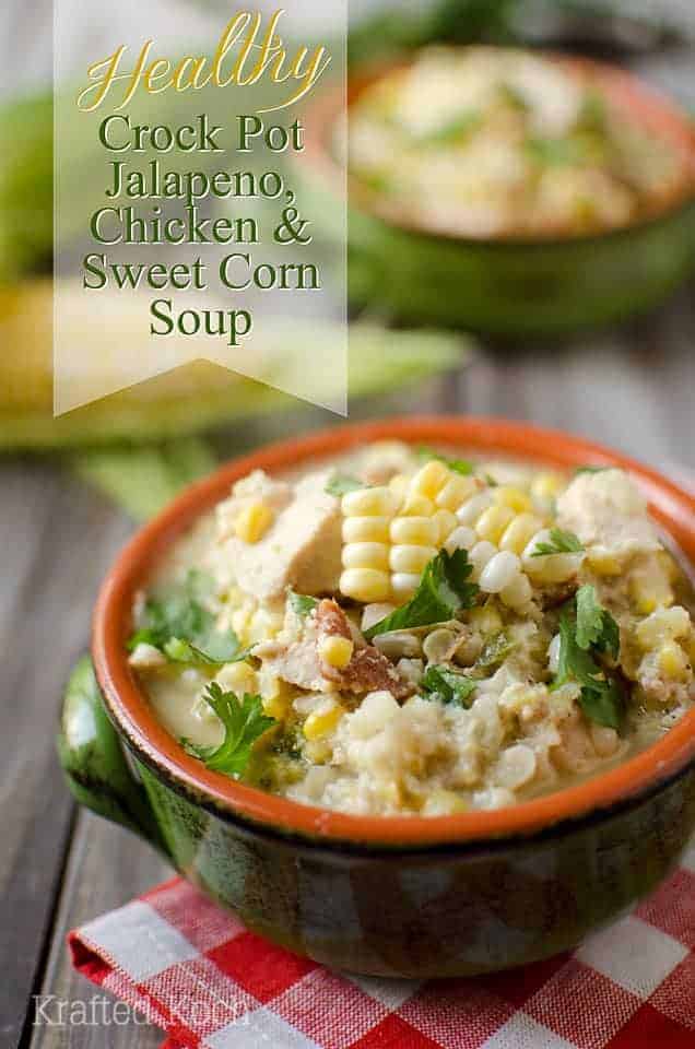 crockpot jalapeno chicken and sweet corn soup