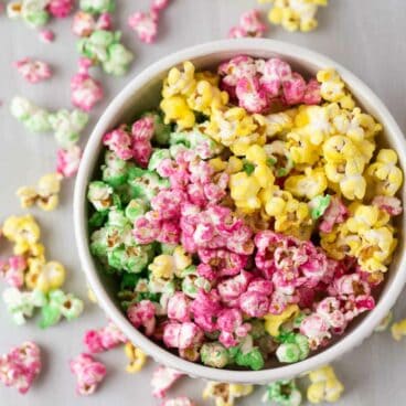 Candy Popcorn is an easy holiday treat that is perfect for gift giving! My Grandma's recipe :)