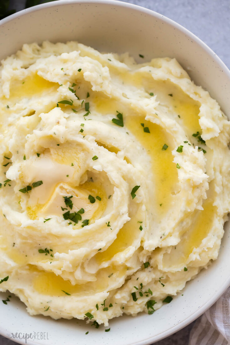 Cream Cheese Mashed Potatoes Recipe - The Recipe Rebel