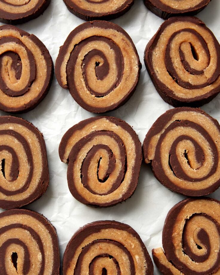 Chocolate Peanut Butter Pinwheel Fudge The Recipe Rebel