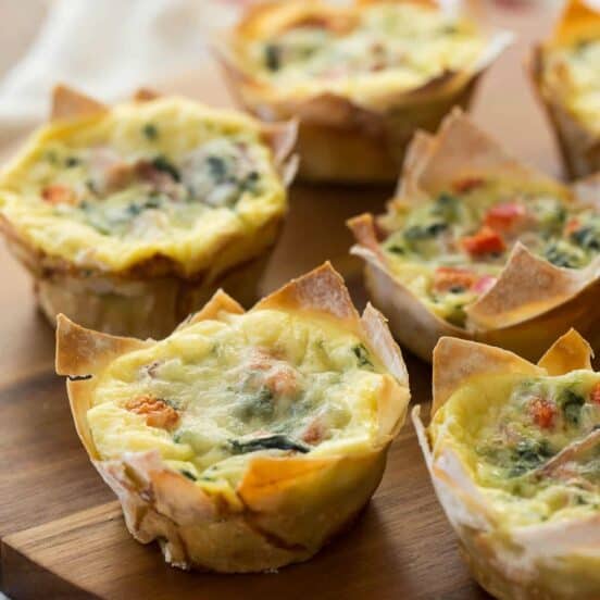 Mini Wonton Quiche (an easy breakfast!) - The Recipe Rebel