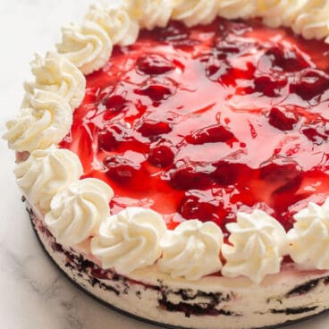 black forest icebox cake whole