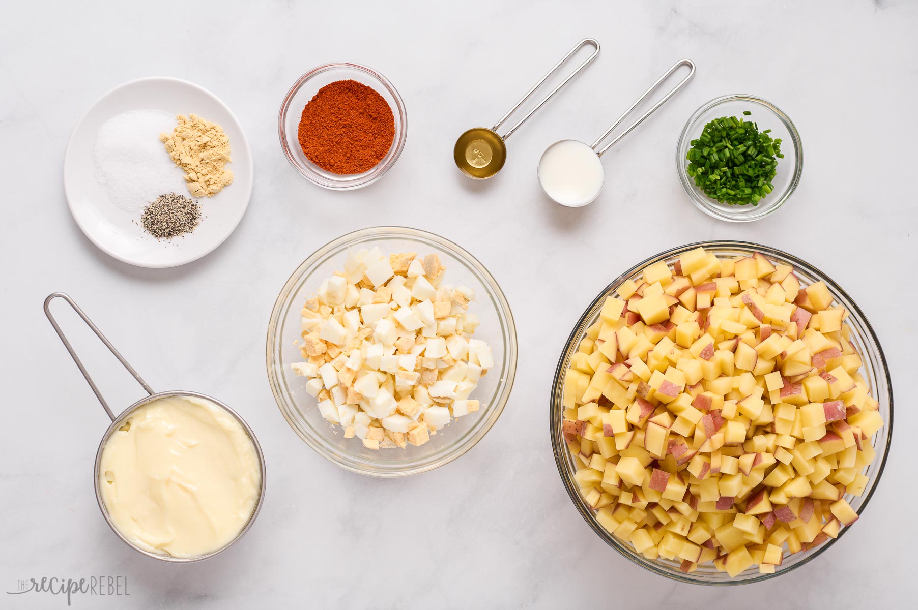 ingredients needed for potato salad