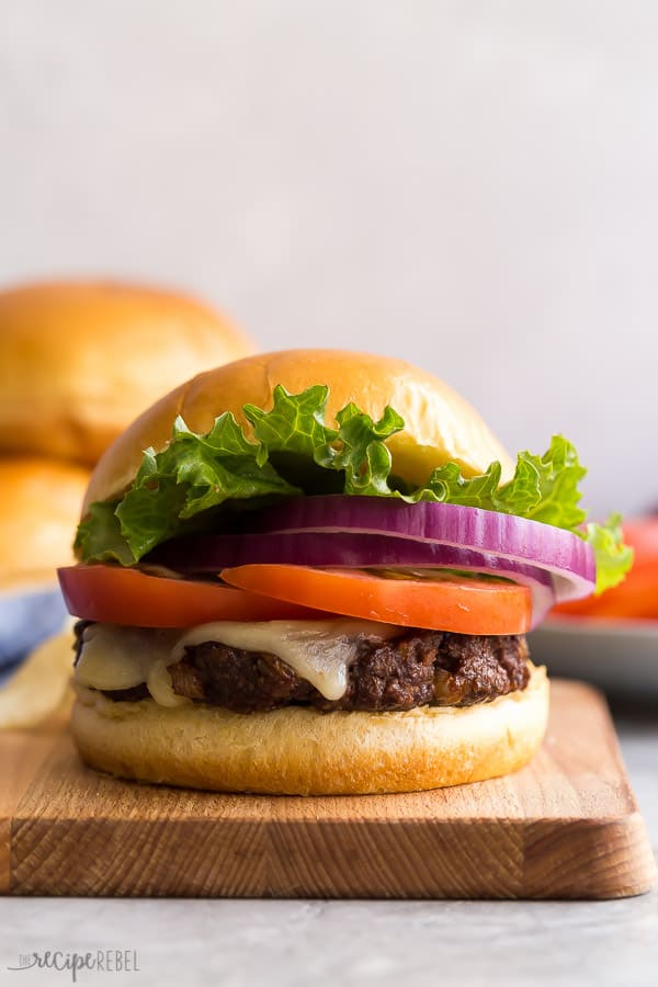 The Best Burgers Recipe - SO flavorful! - The Recipe Rebel