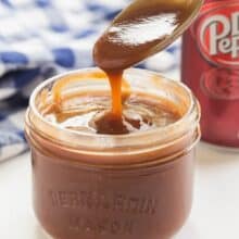 This Easy Homemade Dr Pepper BBQ Sauce is sweet, sticky, and is great on grilled chicken, beef, pork or anything! Quit the store bought  and make your own homemade barbecue sauce, it's easier than you think! Perfect for making Dr Pepper pulled pork! #bbq #barbecue #bbqsauce #recipe #recipes