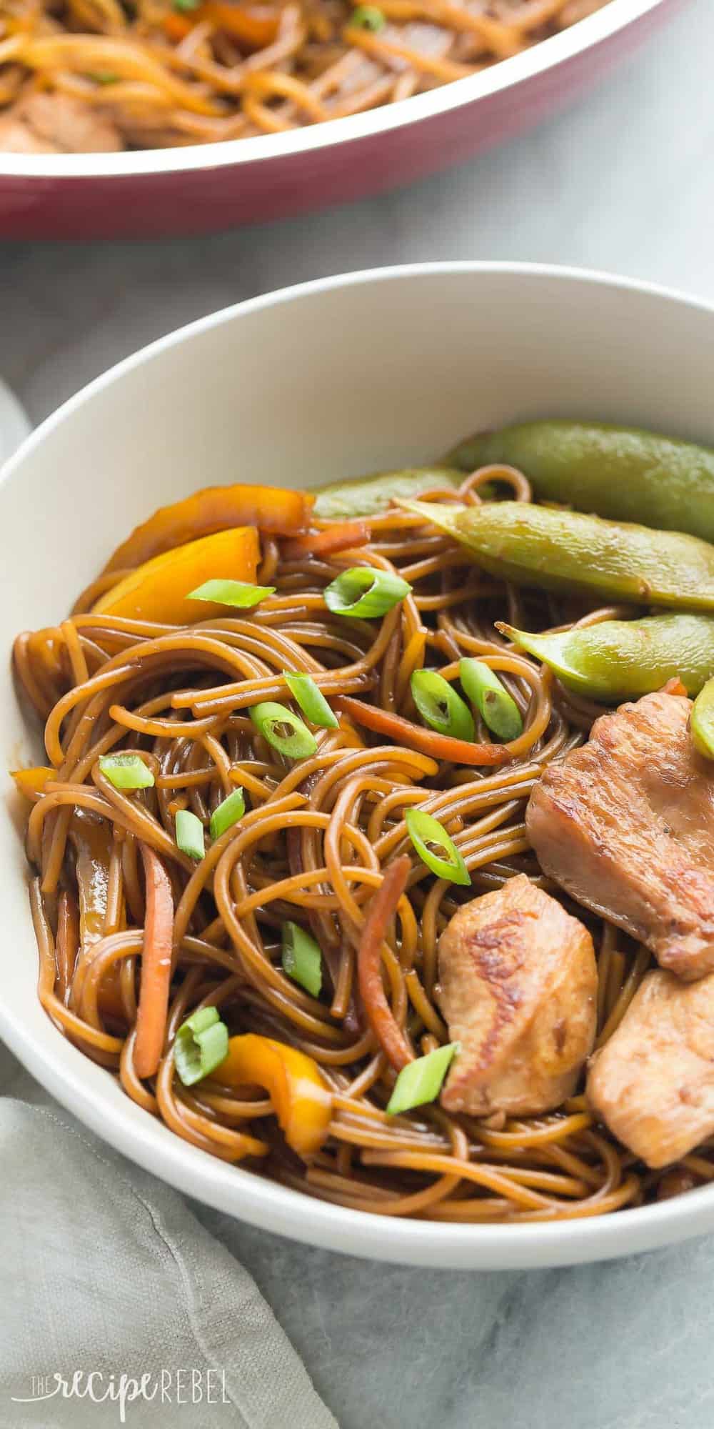 one pan teriyaki chicken and noodles
