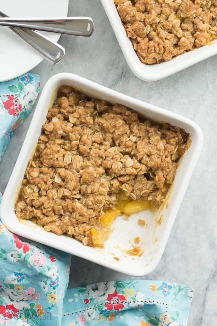 Pineapple Crisp Recipe made with fresh pineapple!