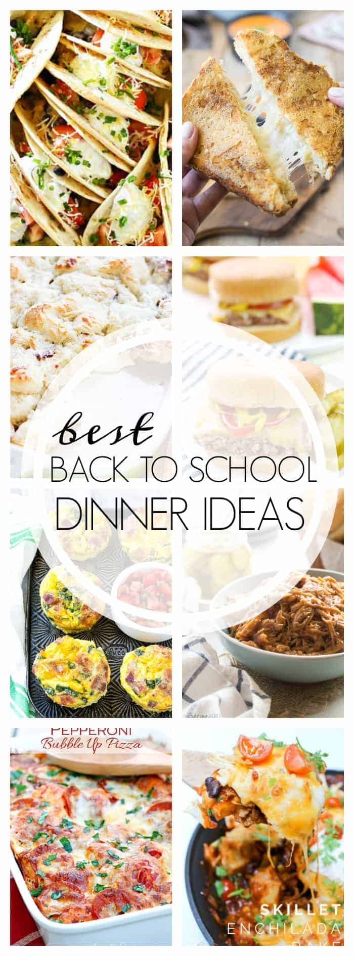 Easy Dinner Recipes for Back to School! - The Recipe Rebel