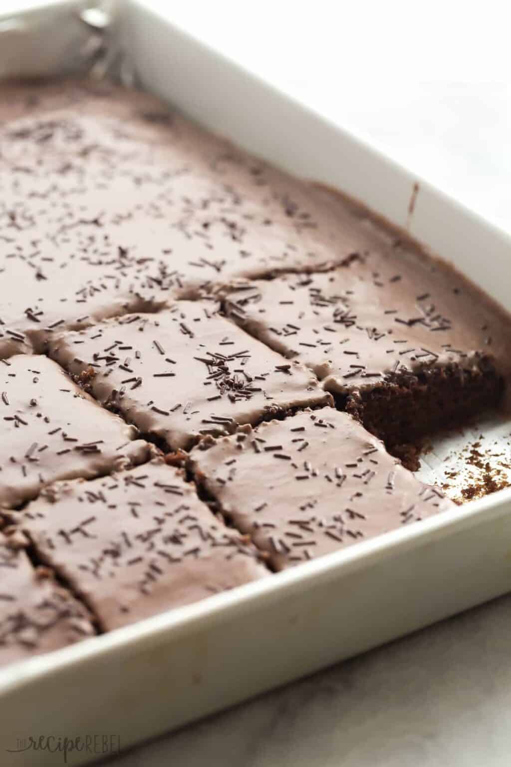Frosted Texas Brownies with Video The Recipe Rebel