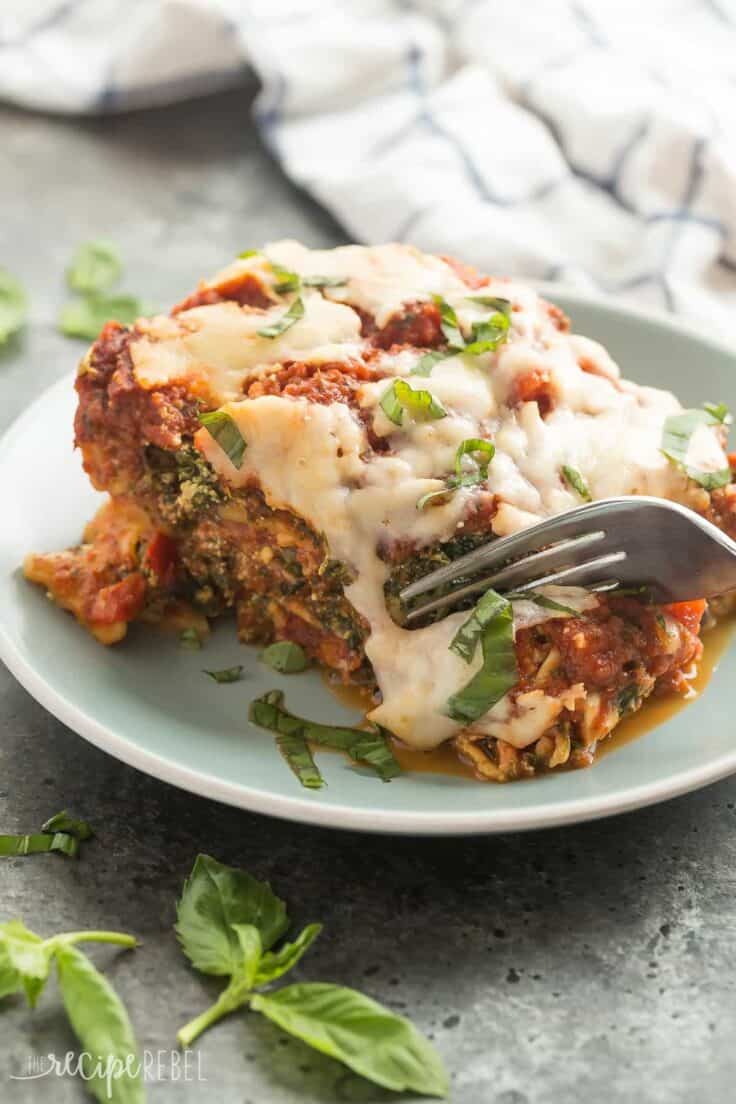 Spinach Ricotta Slow Cooker Lasagna Recipe
