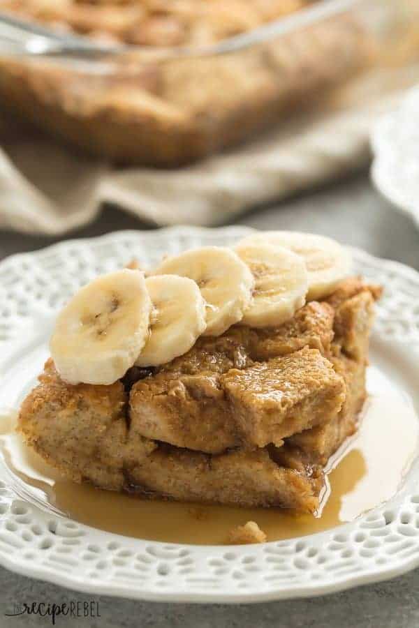 Overnight Peanut Butter French Toast Casserole Recipe