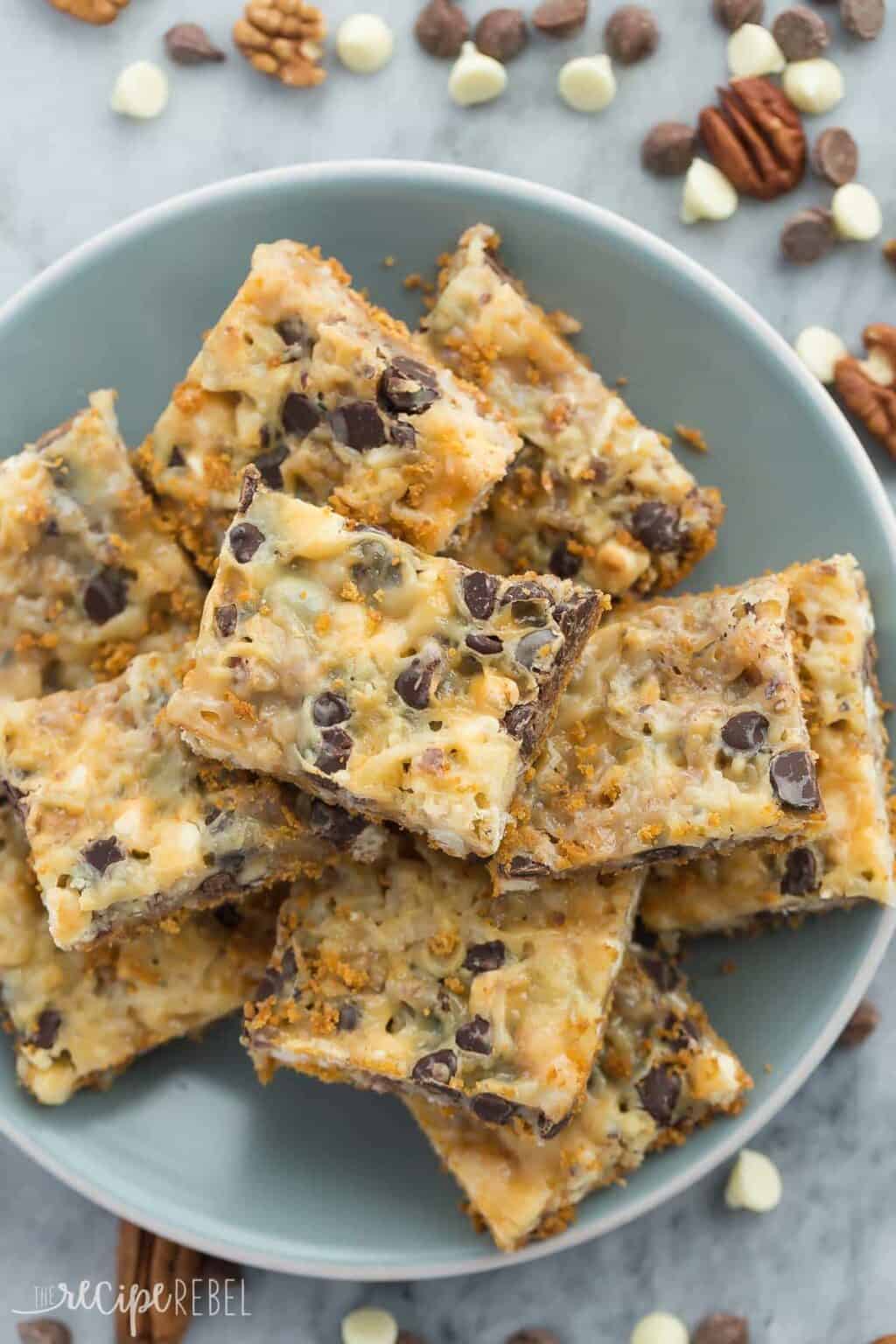 Seven Layer Magic Bars Recipe VIDEO The Recipe Rebel seven-layer-magic-bars-recipe-video-the-recipe-rebel