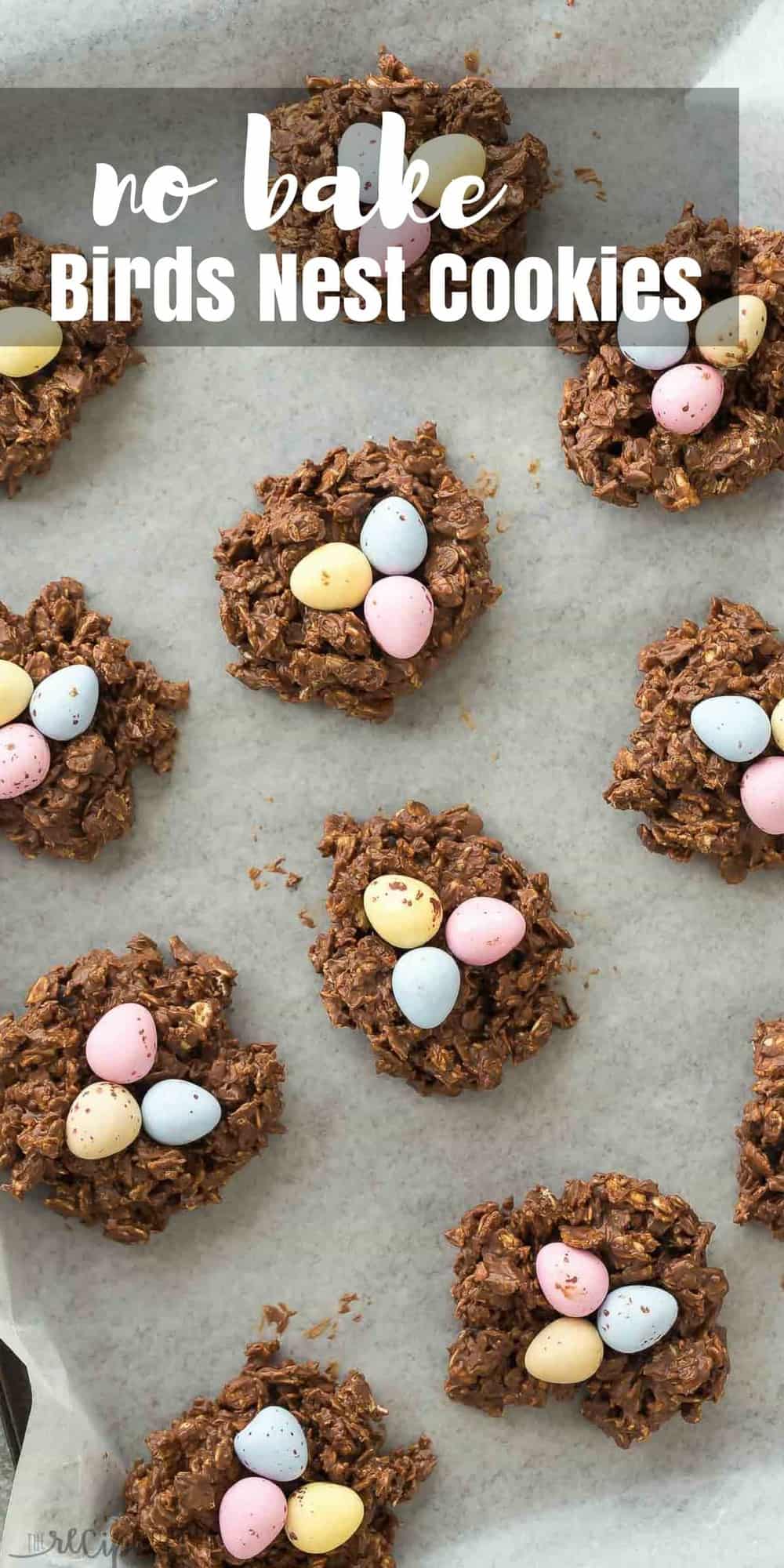 easter no bake birds nest cookies + video