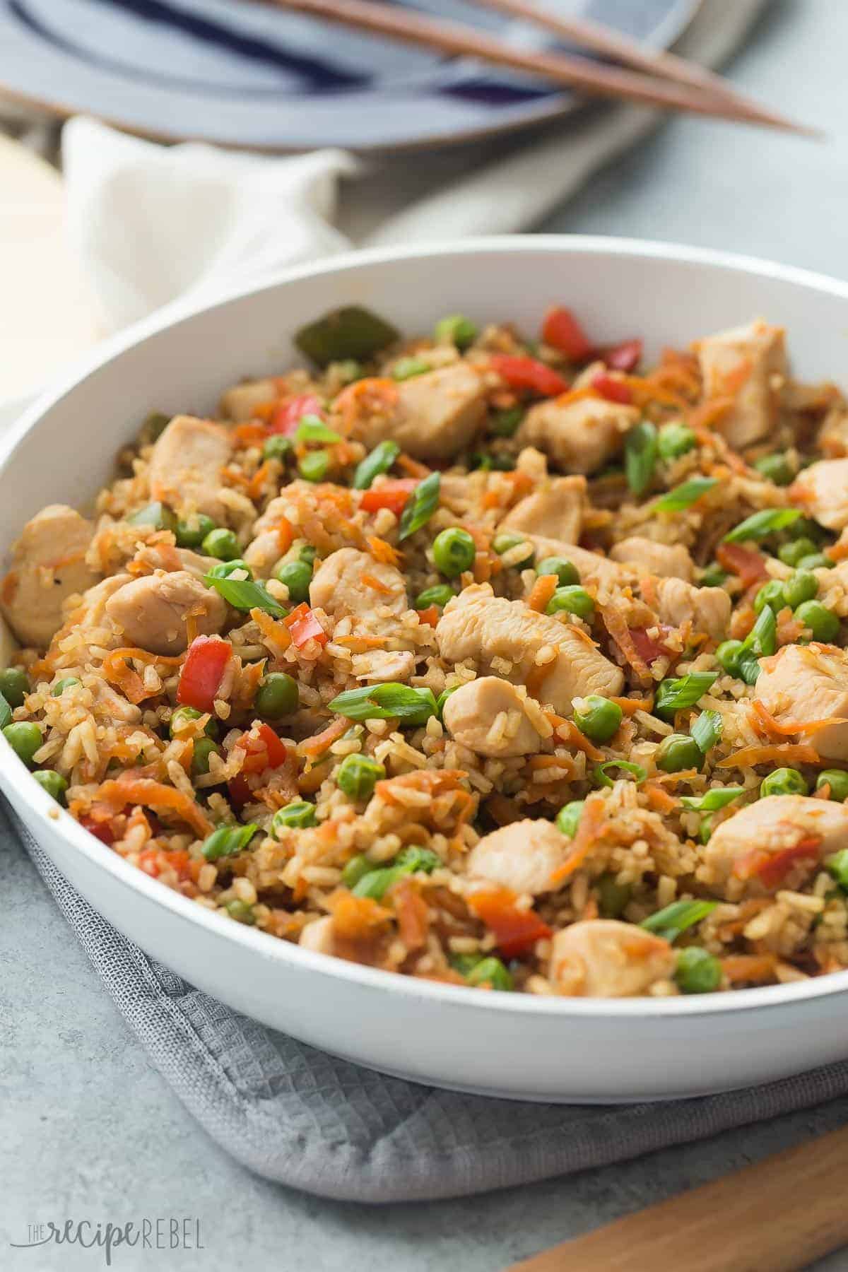 One Pot Teriyaki Chicken Rice And Vegetables Recipe