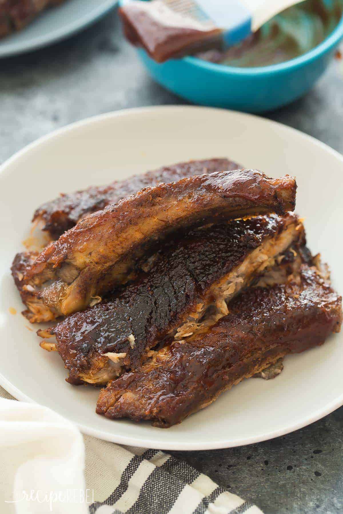 Easy Slow Cooker BBQ Ribs + RECIPE VIDEO