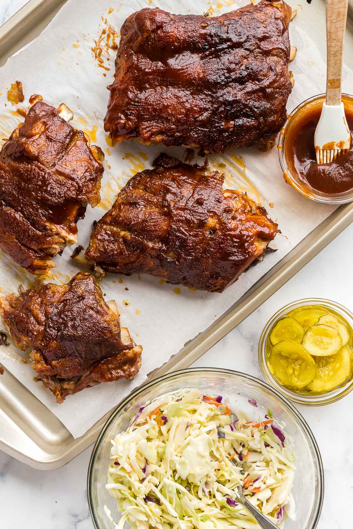 Easy Slow Cooker BBQ Ribs + VIDEO - The Recipe Rebel