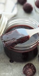 This Easy Homemade Cherry BBQ Sauce is made with fresh or frozen cherries and goes perfectly with chicken or pork. Make a big batch and keep it in the fridge or freezer all summer long! Includes how to recipe video | barbecue sauce | homemade sauce | grilling | grilled