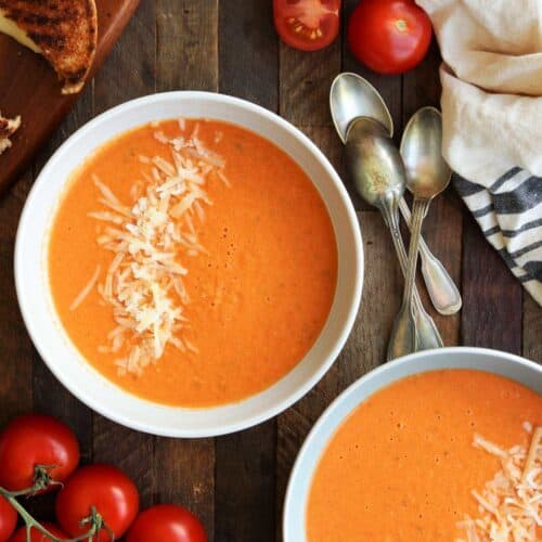 Easy Roasted Tomato Soup Recipe + VIDEO The Recipe Rebel