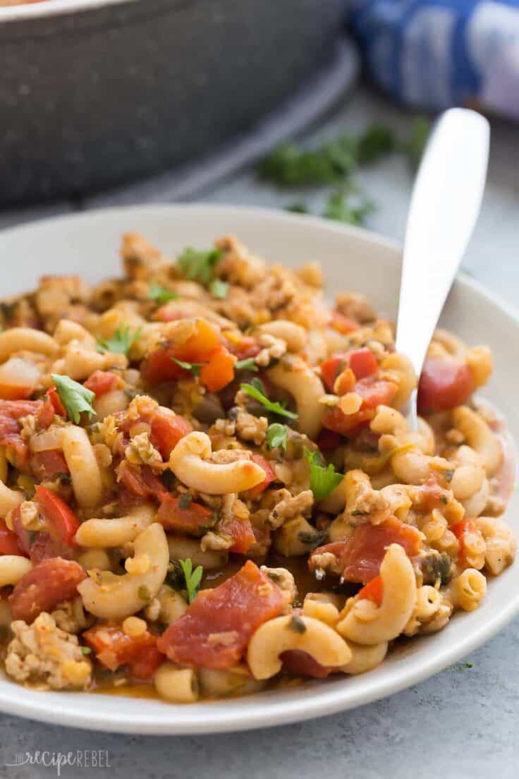 One Pot Turkey Chili Mac Recipe + VIDEO