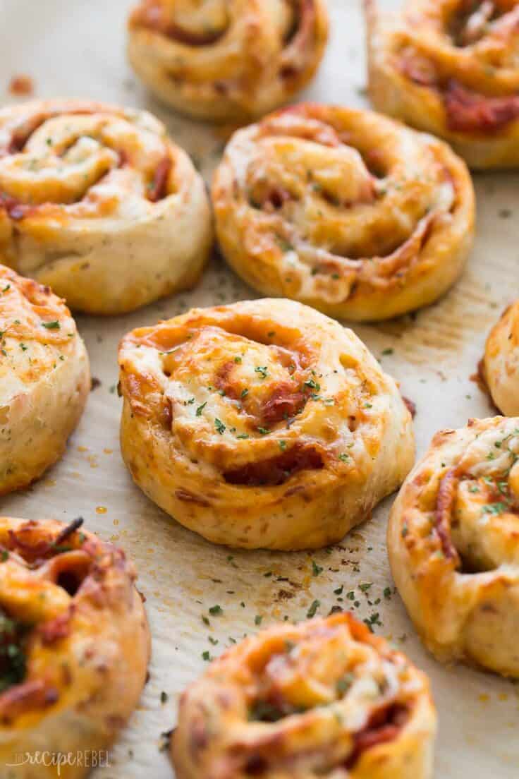 Easy Pizza Pinwheels Recipe