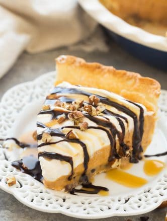 Diet turtle pumpkin pie
