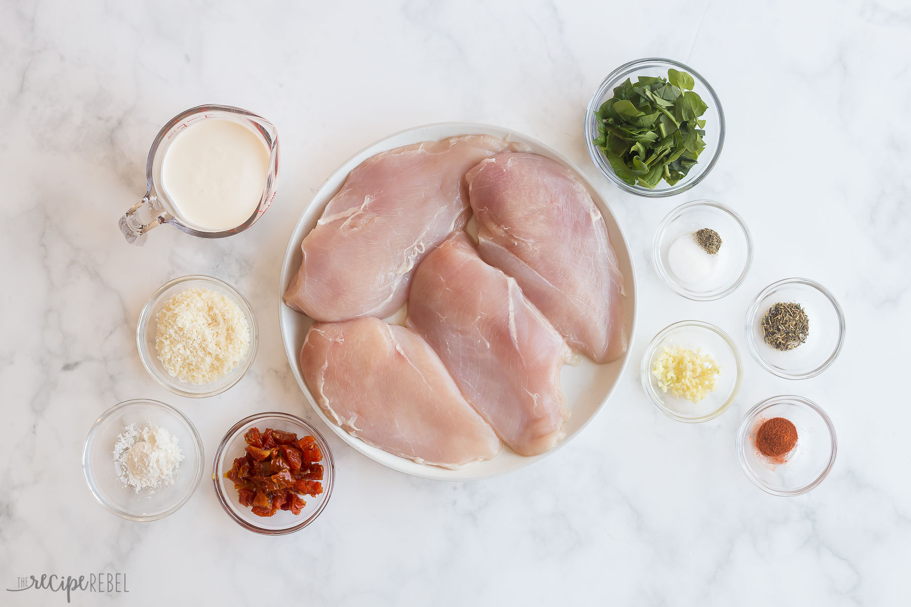 ingredients needed for crockpot tuscan chicken