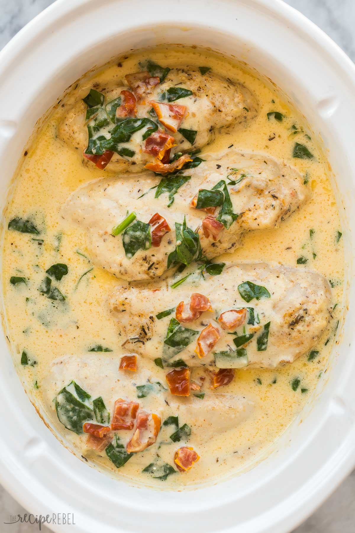 Instant Pot Freezer Meal: Tuscan Chicken with White Beans and Mushrooms