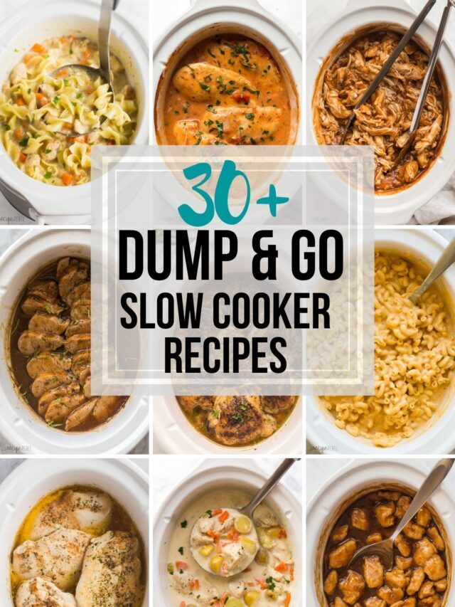 63 Dump and Go Crock pot Recipes - easy meal ideas